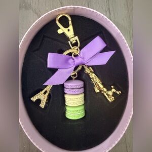 Laduree Les Secrets Macaron Keychain Charm - Authentic